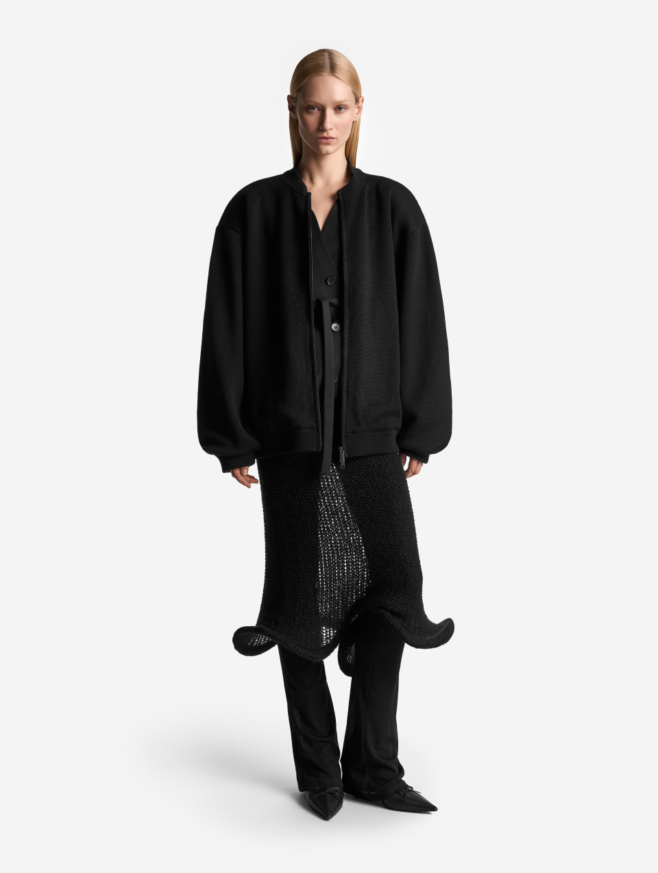 Тонкие трикотажные леггинсы Bootcut, фото 2