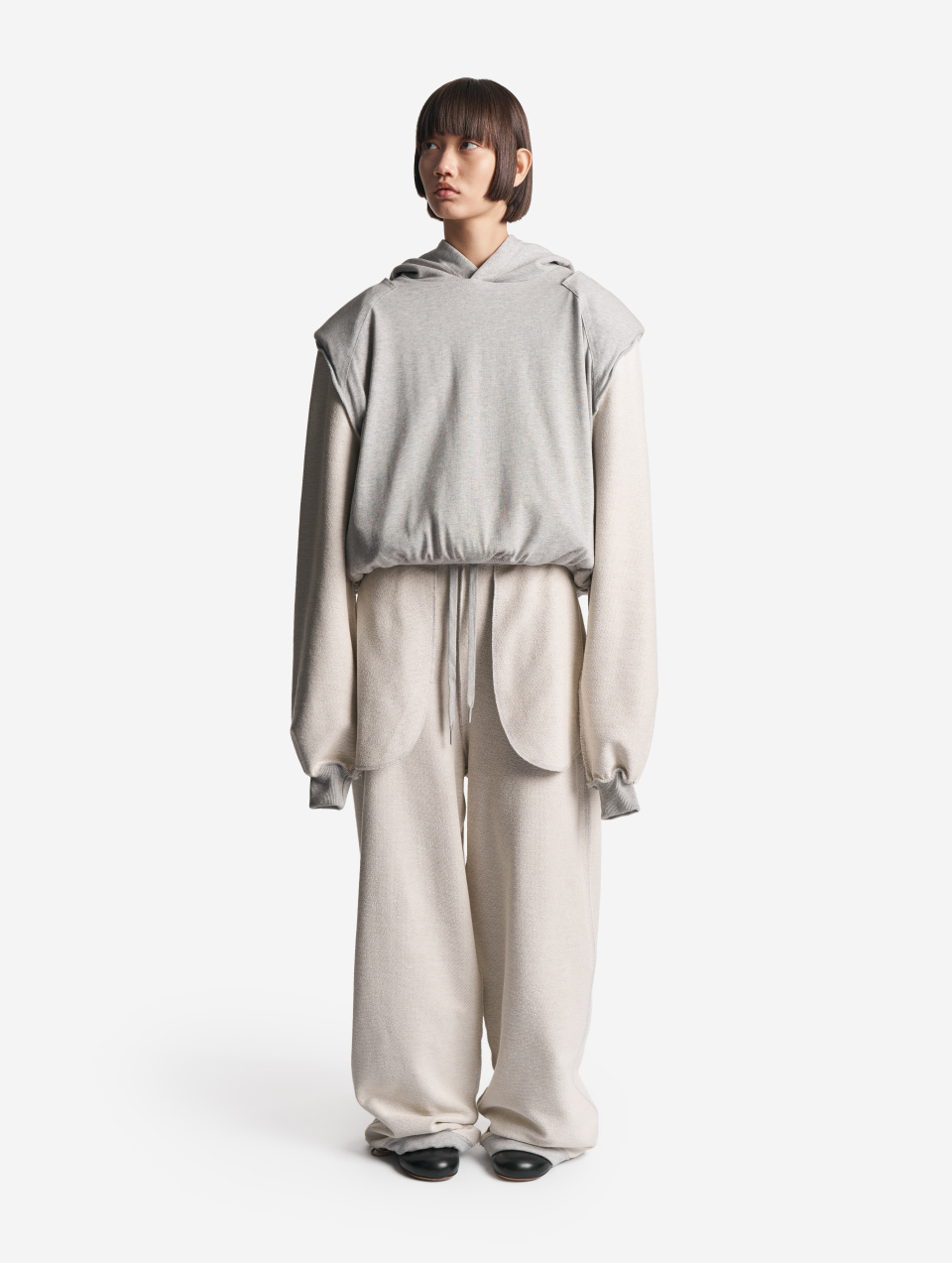 Брюки Baggy из футера, фото 9