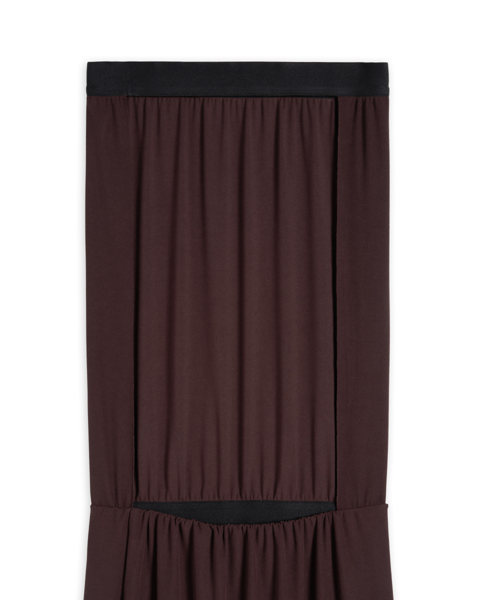 Трикотажное платье-бандо с открытой спиной, фото 8