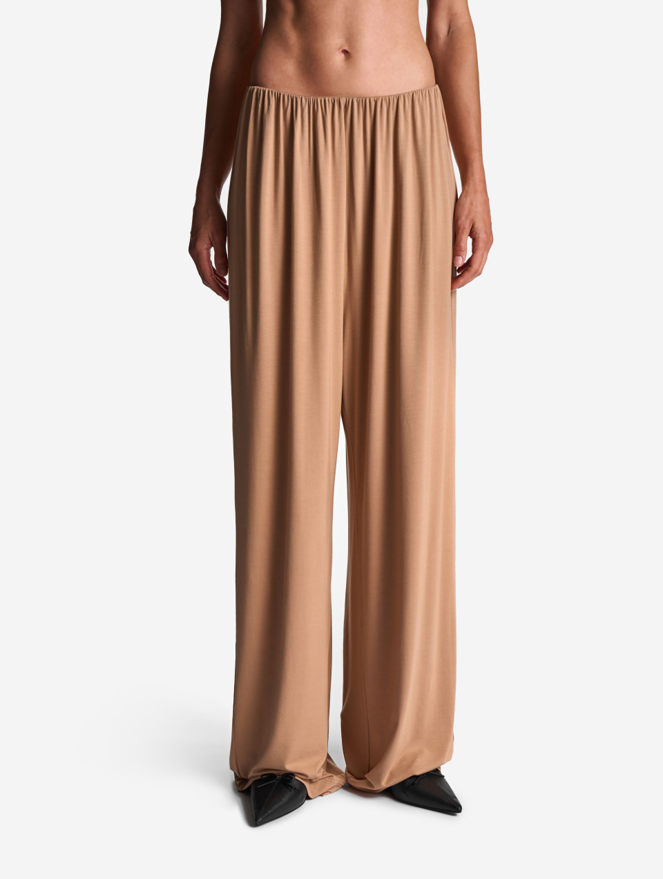 Трикотажные брюки на низкой посадке, фото 2