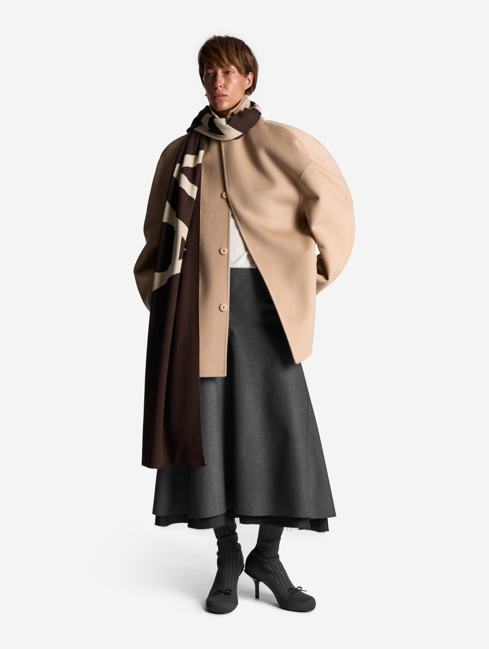 Юбка годе из костюмной ткани, фото 8