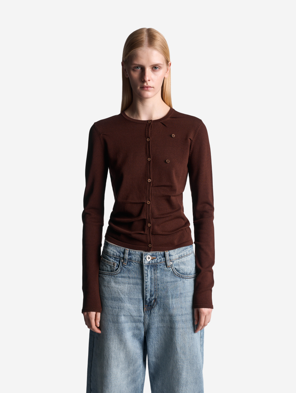 Кардиган Slim Fit с защипами, фото 2