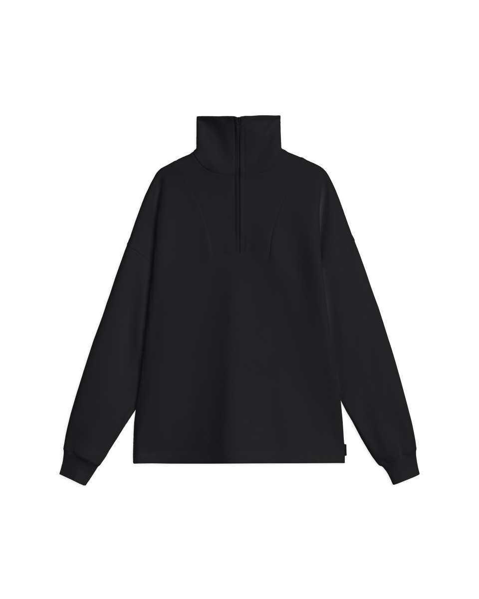 Свитшот с воротником на молнии, фото 1