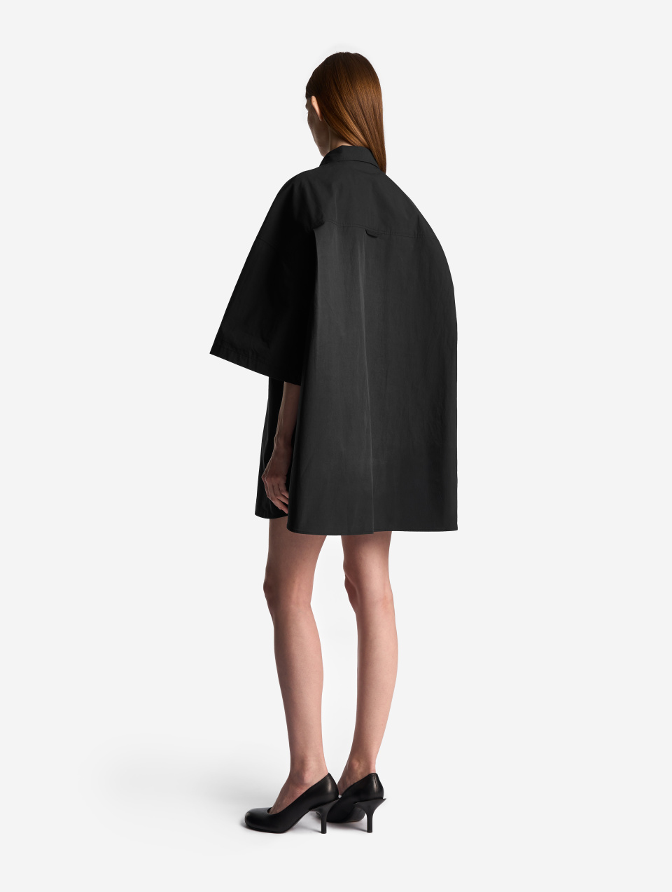 Рубашка из вареного хлопка с коротким рукавом , фото 4