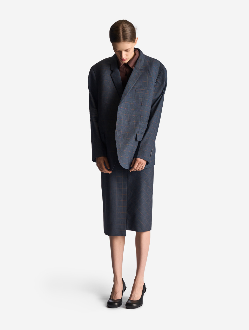 Асимметричная юбка-карандаш, фото 6