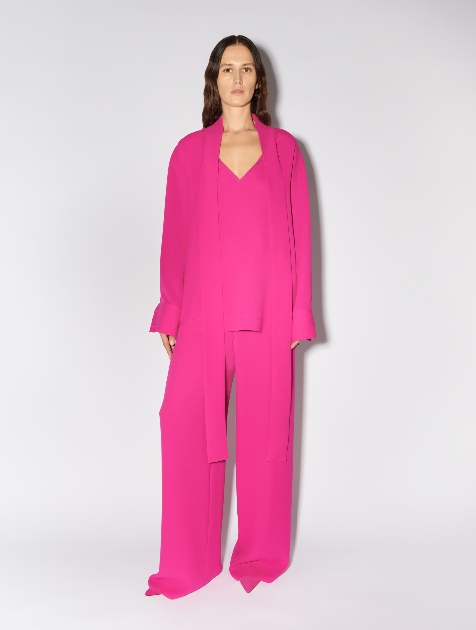 Блузка с лентами из крепа, фото 4