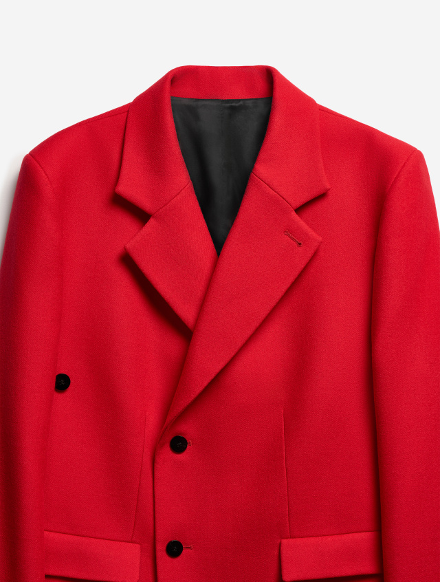 Строгое пальто мини