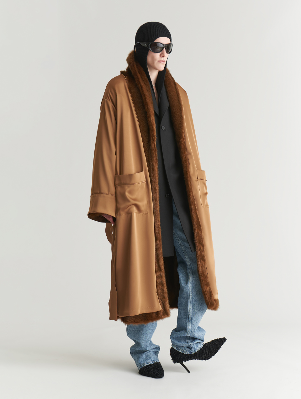 Шуба с шалевым воротником , фото 3