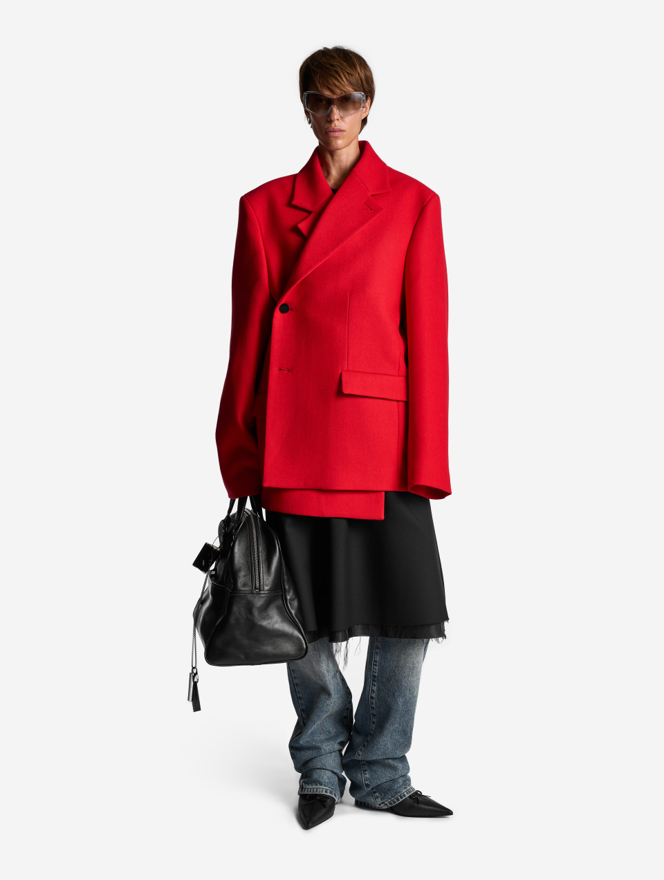 Строгое пальто мини, фото 1