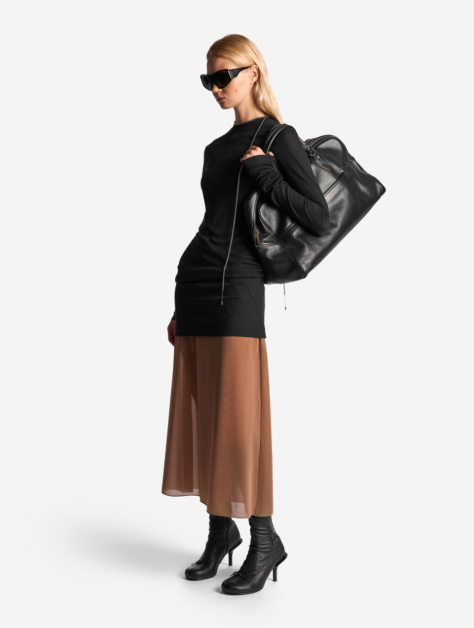 Тонкий трикотажный лонгслив Slim Fit, фото 1