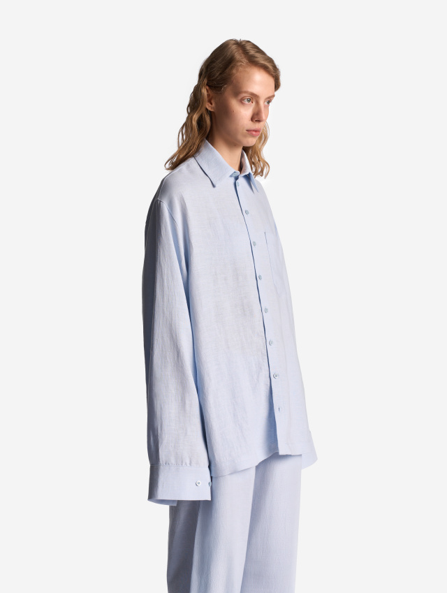 Рубашка Grandpa Fit из тонкого льна