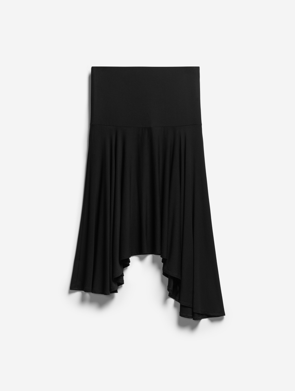 Трикотажная асимметричная юбка, фото 7