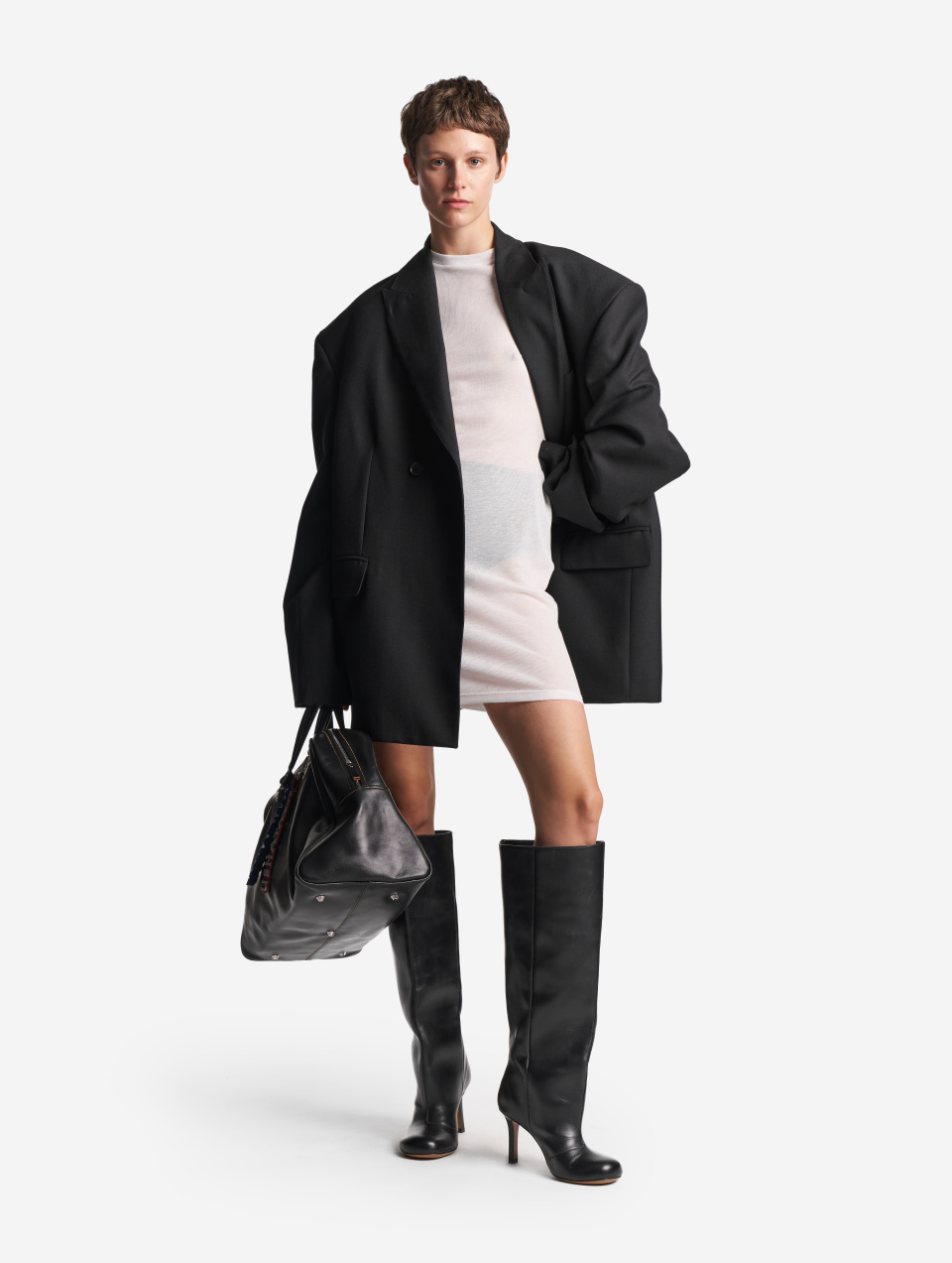 Тонкий трикотажный лонгслив Slim Fit, фото 6