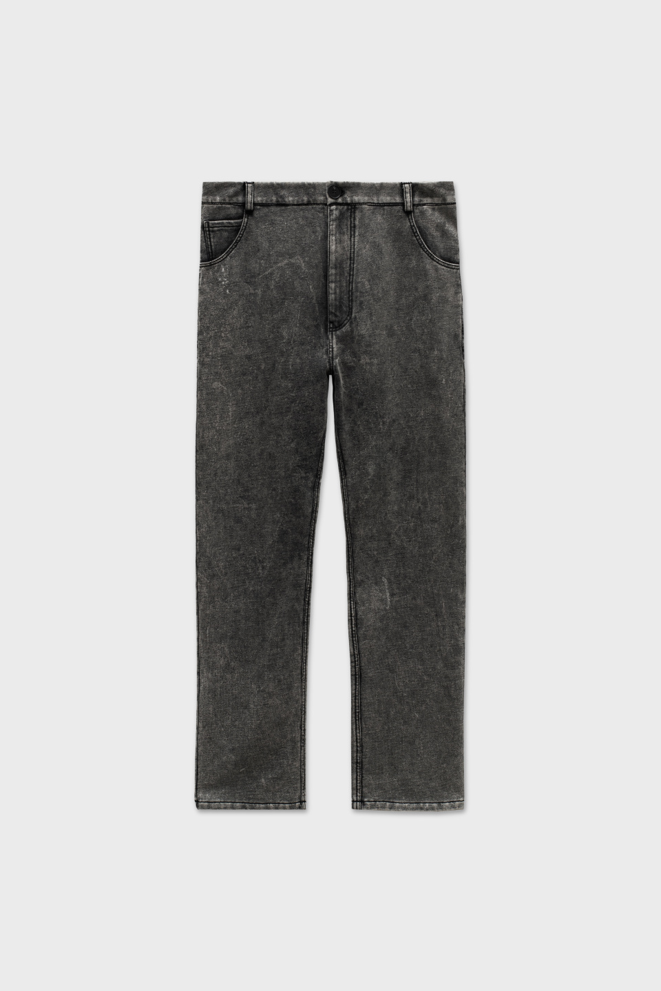 Джинсы из вареного футера, фото 6