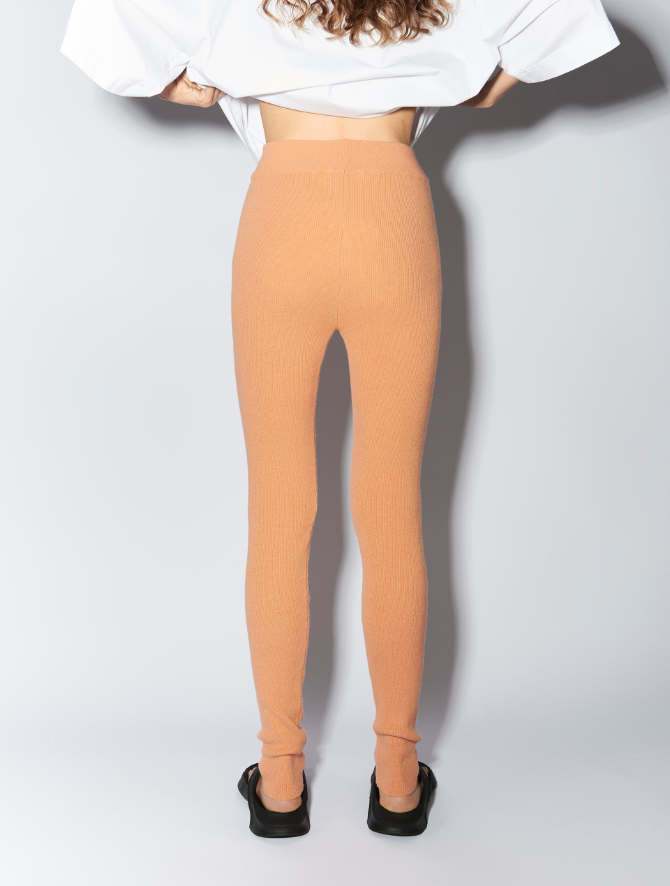 Вязаные леггинсы из эко-шерсти, фото 2