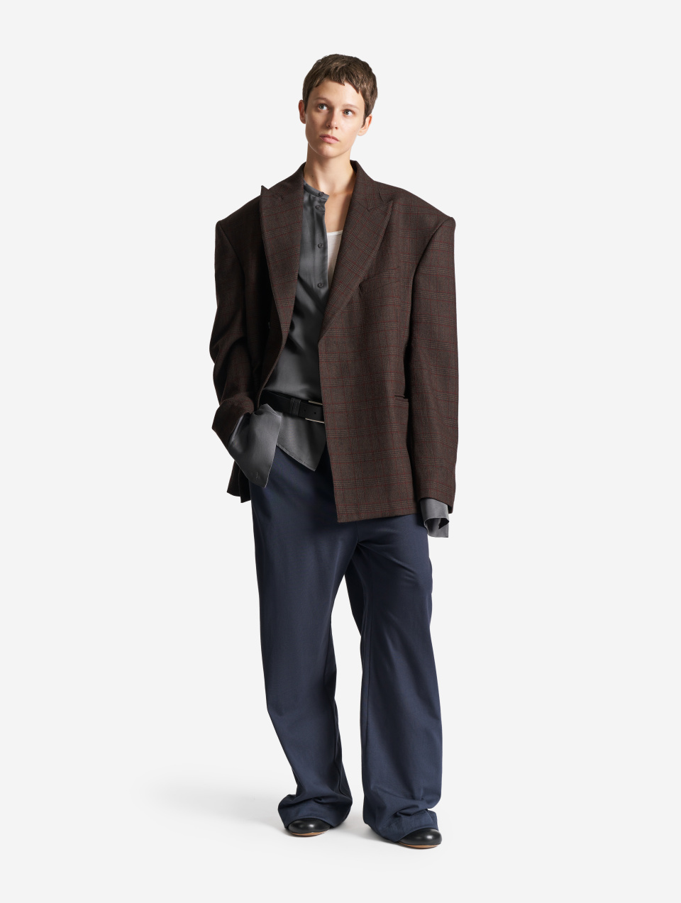 Прямые трикотажные брюки, фото 6