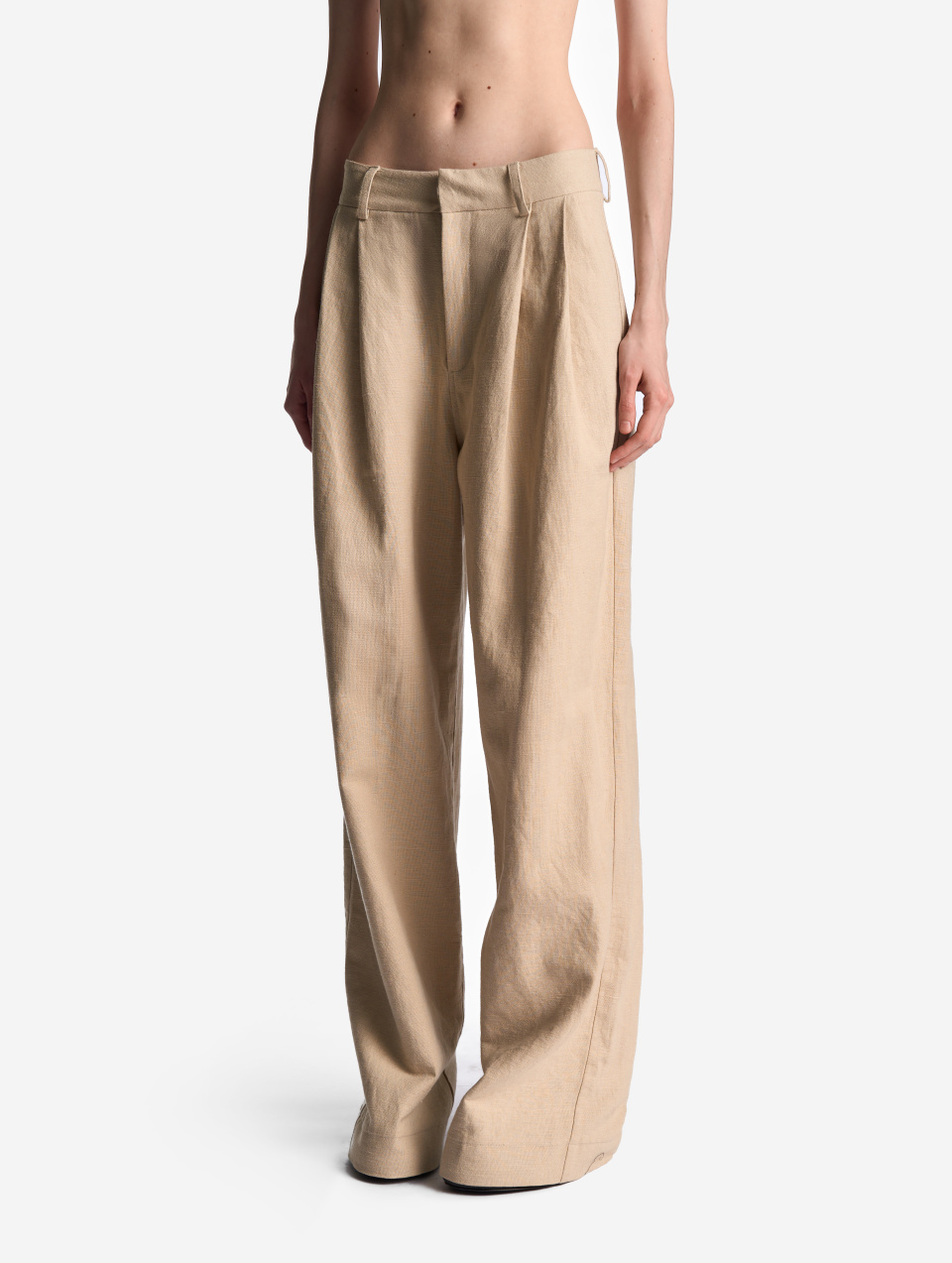 Двухсторонние брюки изо льна, фото 2