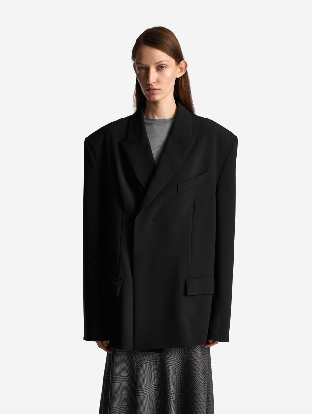 Пиджак Dropped Shoulder из Крепа