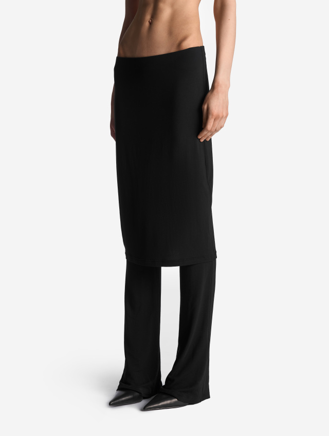 Леггинсы Bootcut с юбкой