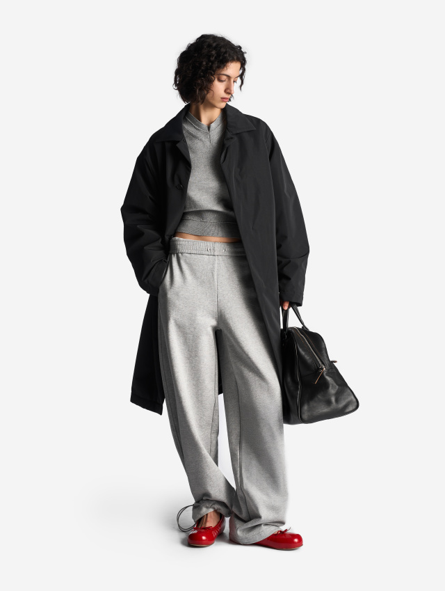 Брюки Baggy из футера