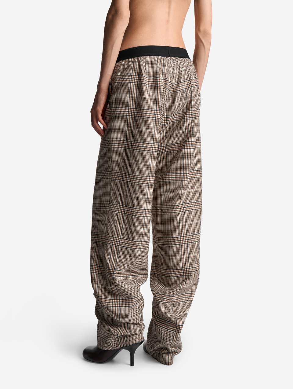 Брюки на резинке в клетку, фото 5