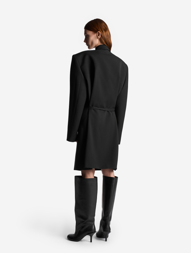 Пиджак-пальто плоского кроя