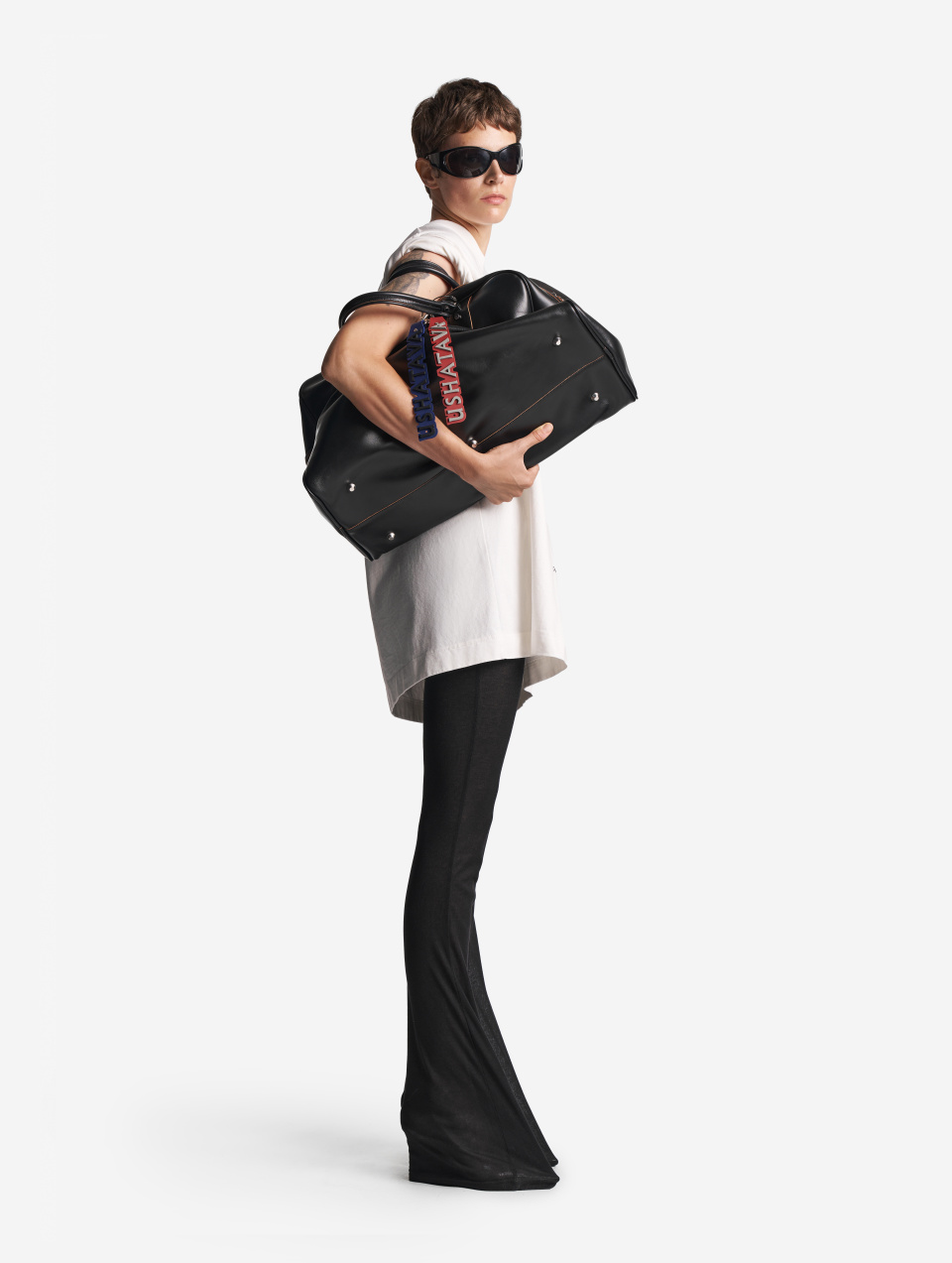 Тонкие трикотажные леггинсы Bootcut, фото 5