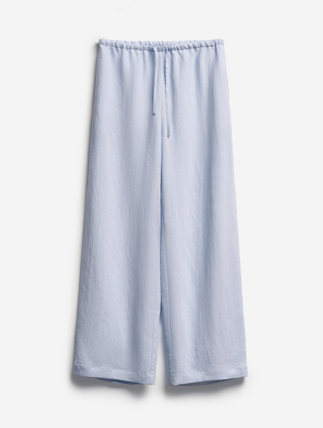 Пижамные брюки из тонкого льна