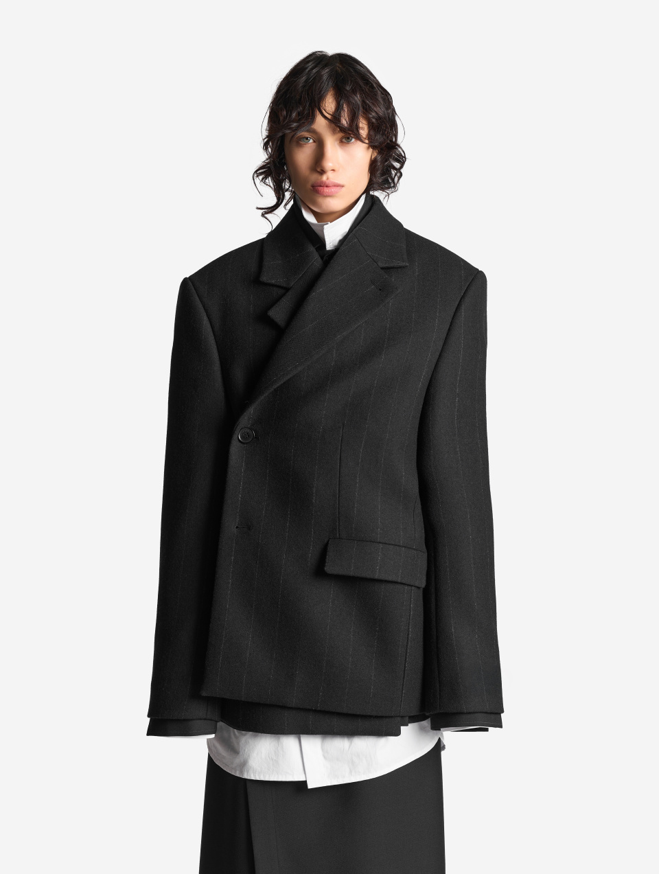 Строгое пальто мини, фото 2