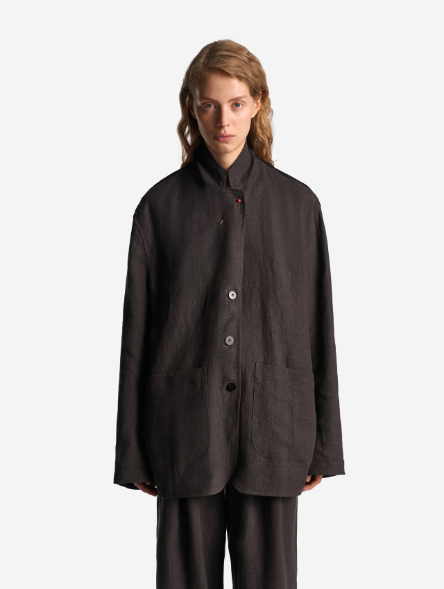 Двухсторонний пиджак изо льна