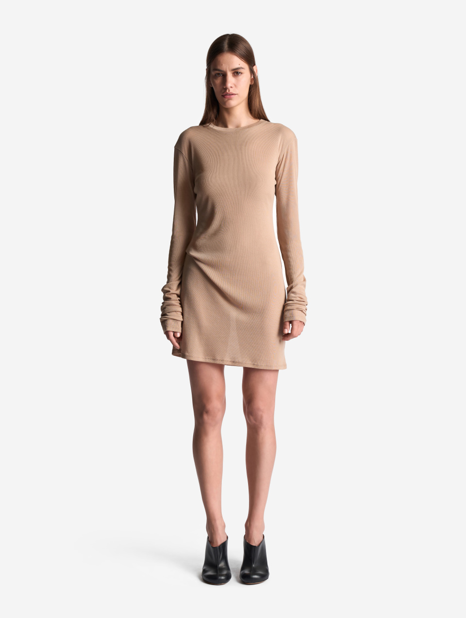 Тонкий трикотажный лонгслив Slim Fit, фото 1