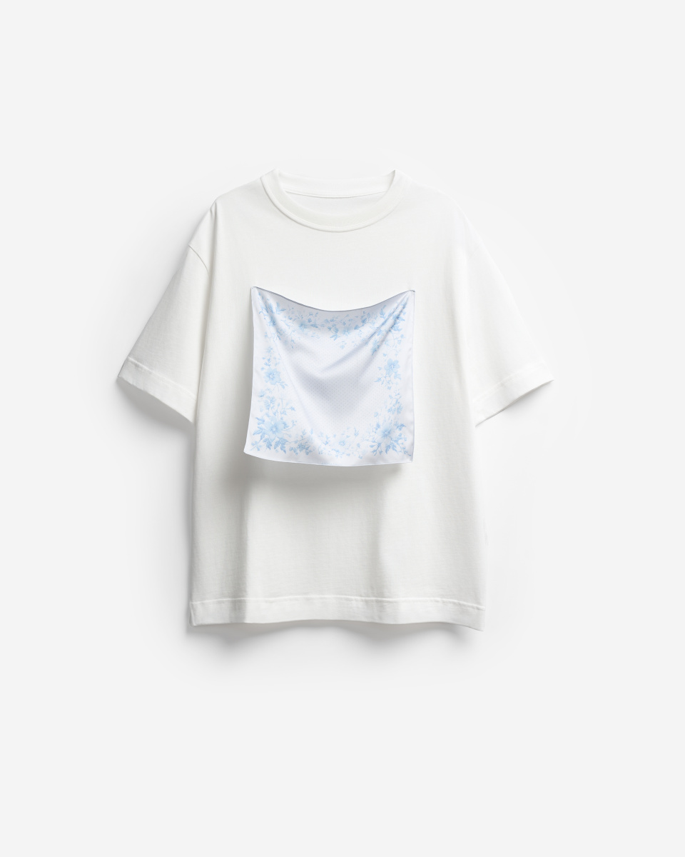 Футболка с цветочным платком, фото 6