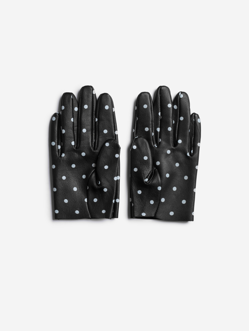 Укороченные перчатки в горошек, фото 2