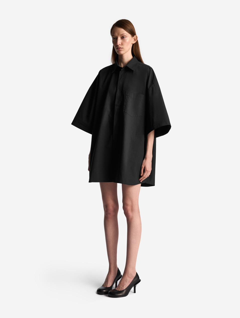 Рубашка из вареного хлопка с коротким рукавом , фото 2