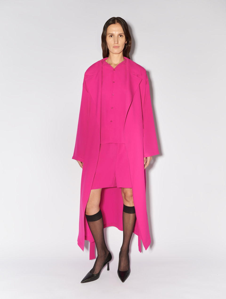 Блузка с лентами из крепа, фото 6