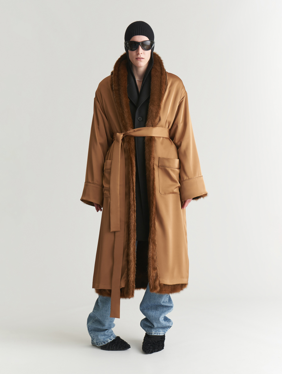 Шуба с шалевым воротником , фото 2