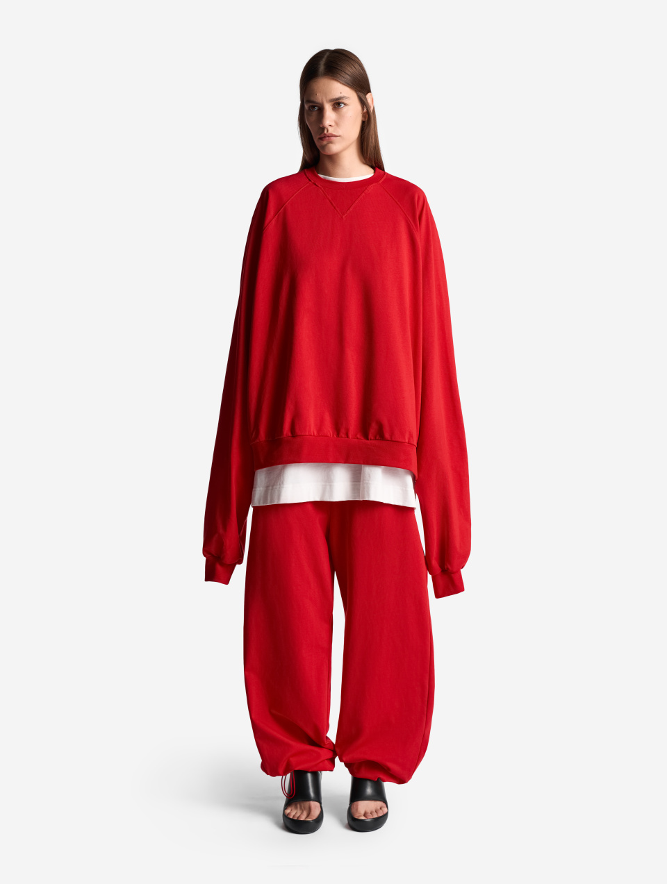 Прямые трикотажные брюки, фото 4