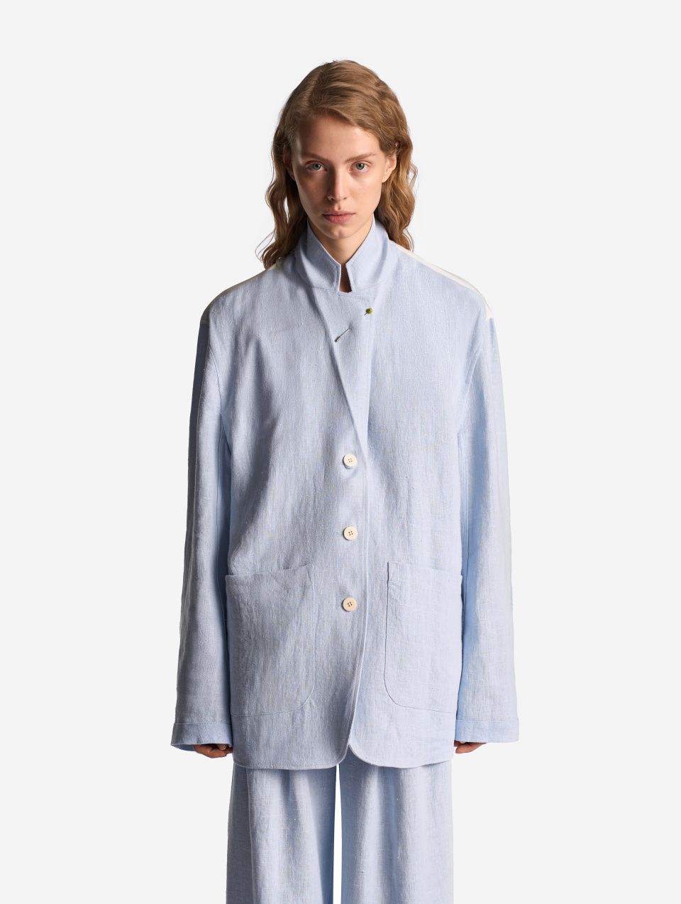 Двухсторонний пиджак изо льна, фото 5