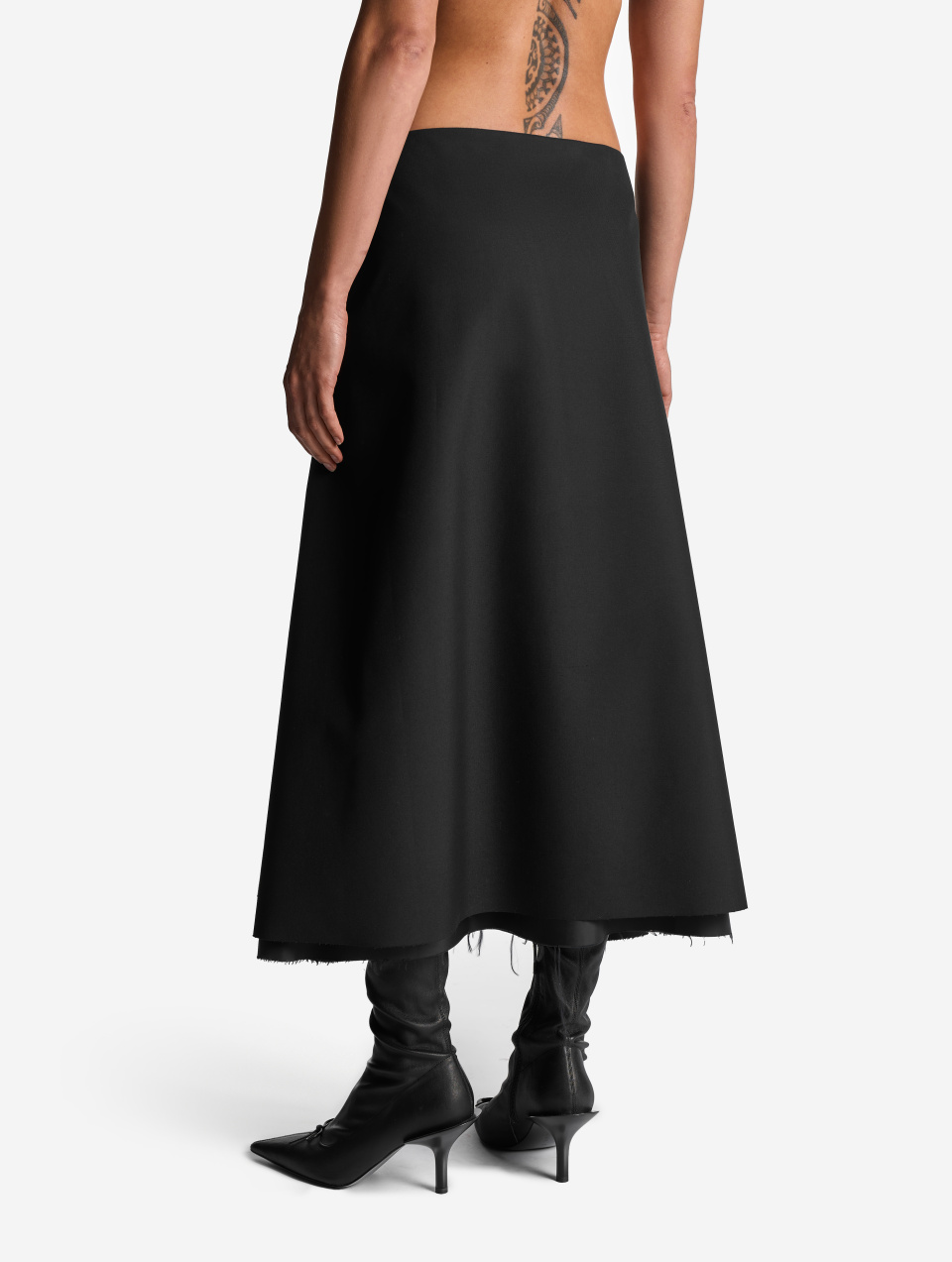 Юбка годе из полушерсти, фото 3