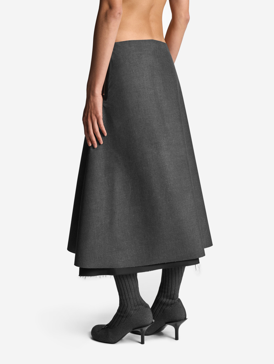 Юбка годе из костюмной ткани, фото 7