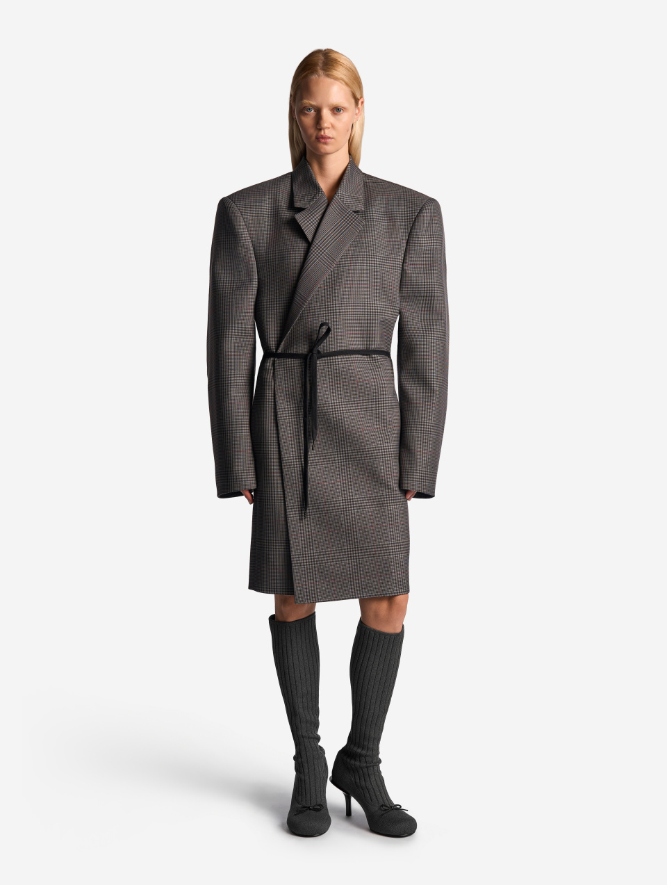 Пиджак-пальто плоского кроя, фото 3