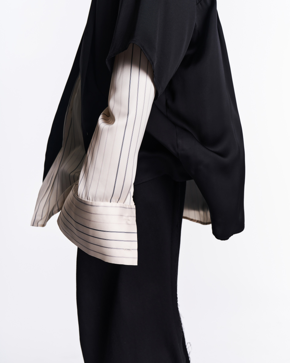 Рубашка из сатина с экстра-манжетом, фото 2