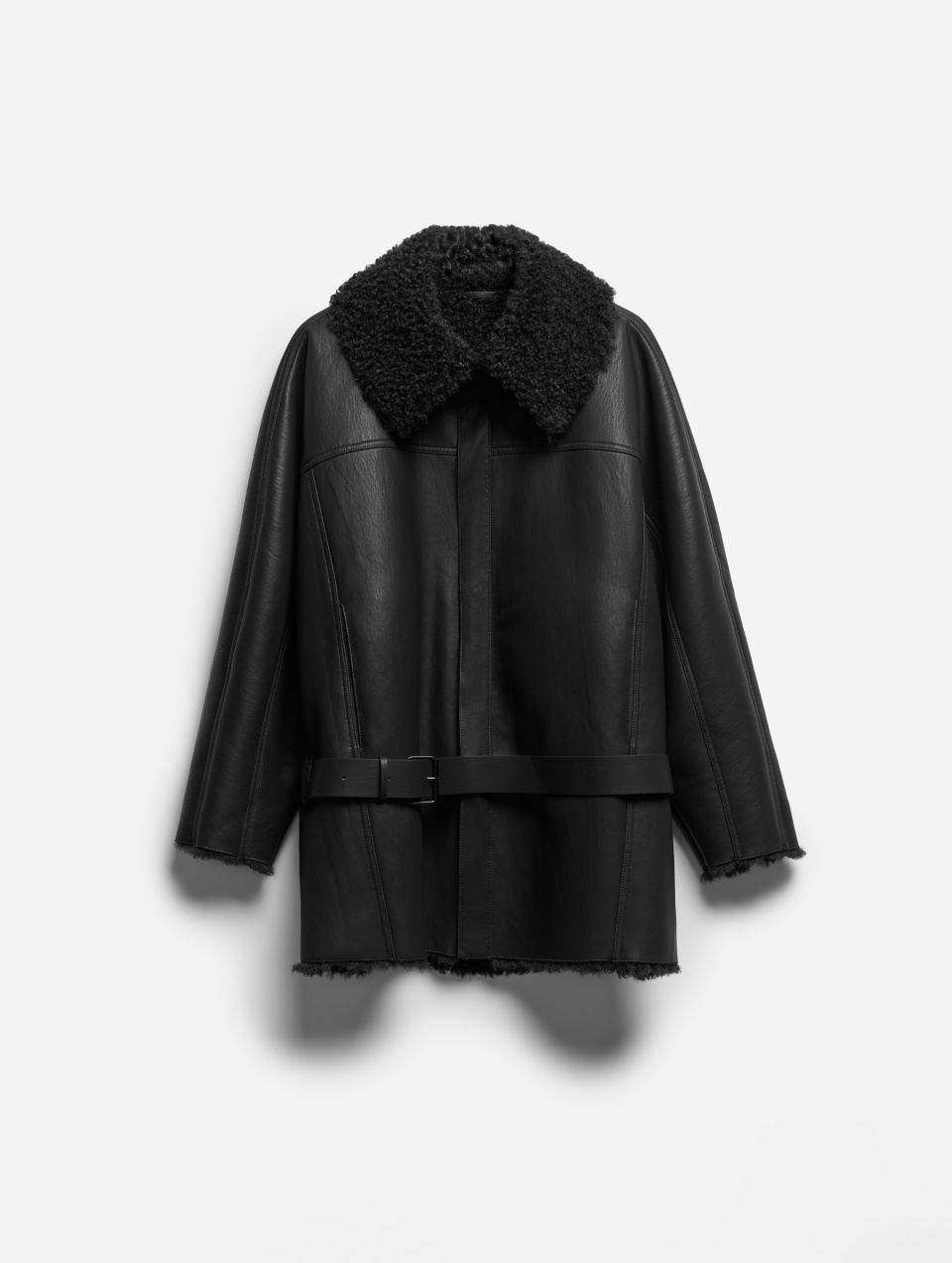 Дубленка с меховым воротником, фото 6