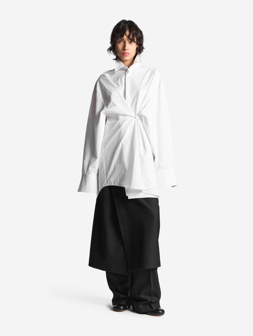 Рубашка из хлопка с экстра-манжетом, фото 4