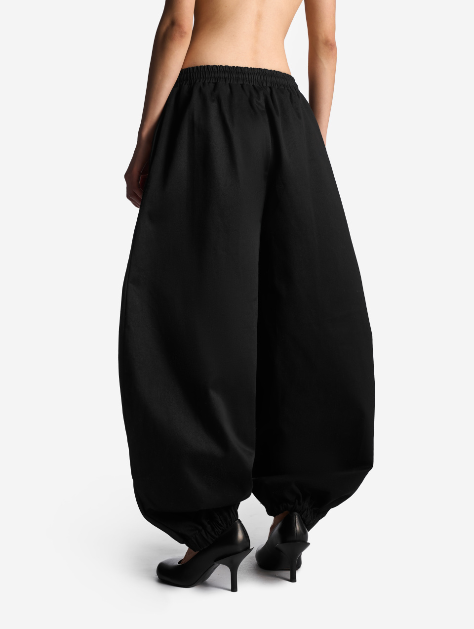 Брюки О-силуэта из саржи, фото 3