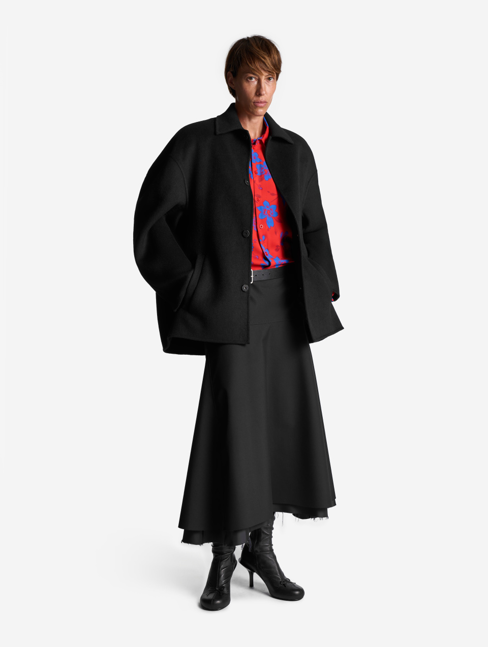 Юбка годе из костюмной ткани, фото 5