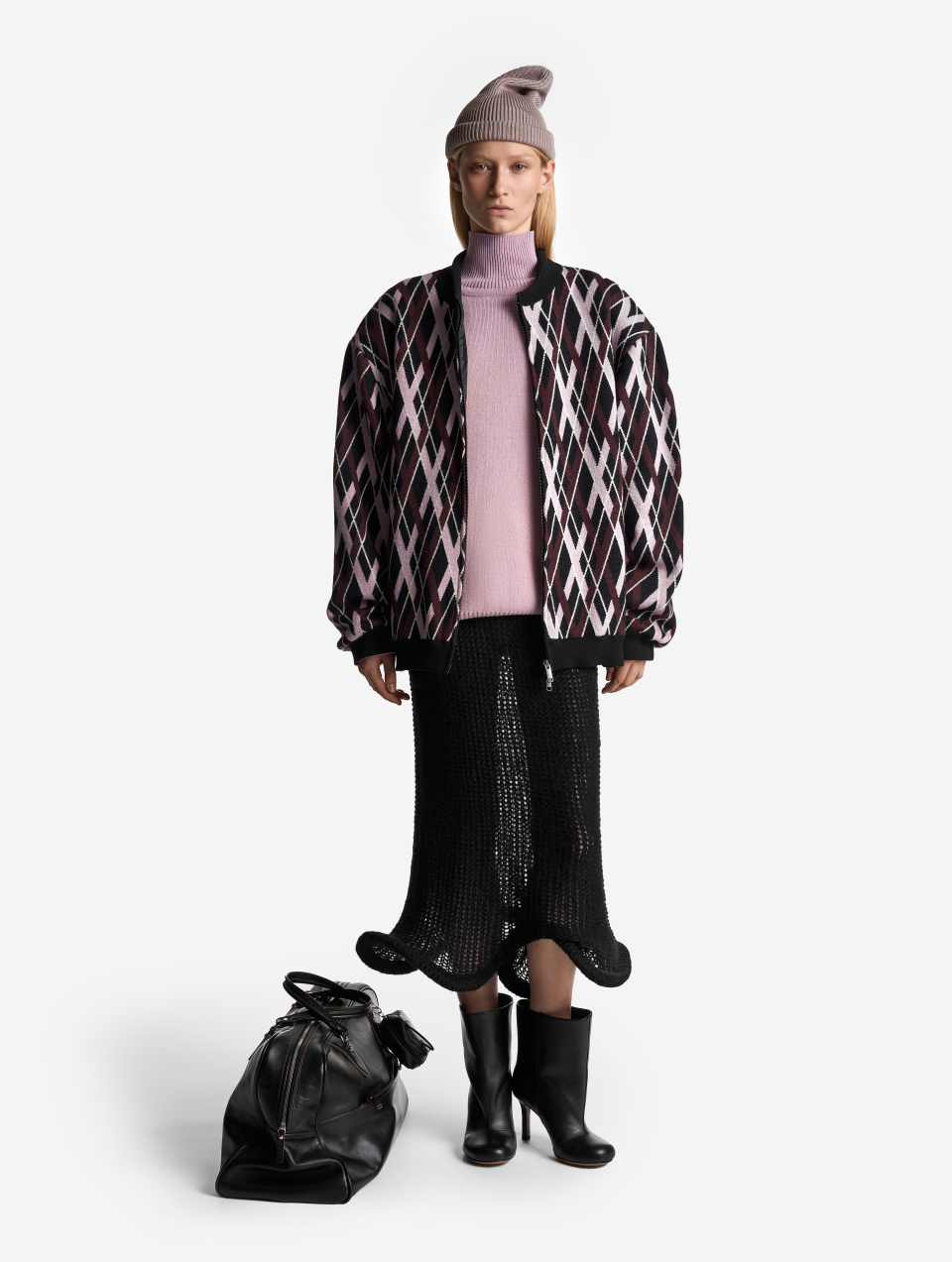 Вязаный бомбер, фото 5