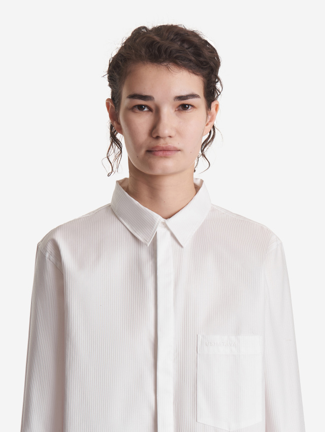 Рубашка прямого кроя