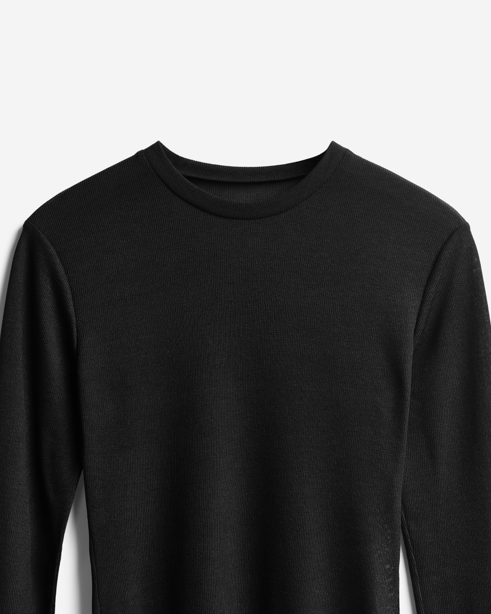 Тонкий трикотажный лонгслив Slim Fit, фото 10