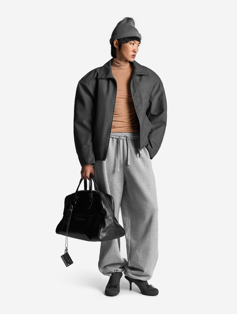 Брюки Baggy из футера, фото 6